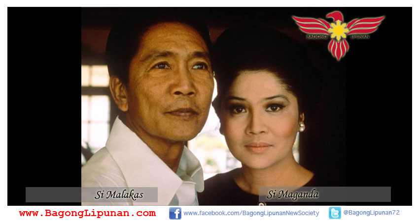 The Strong and the beautiful: Former Philippine President Ferdinand E. Marcos and First Lady Imelda R. Marcos.