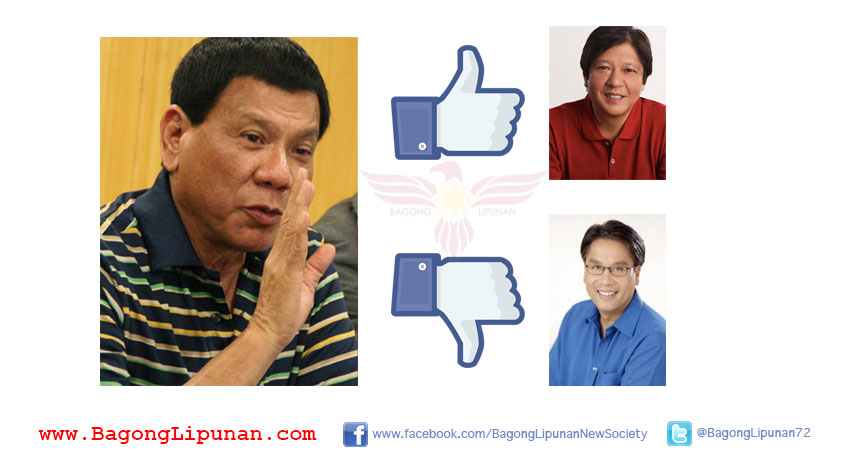 Mayor Duterte prefers Marcos over Roxas, LP