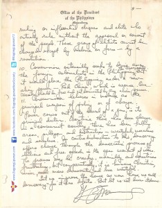 Diary of Marcos - February 1, 1970 page 3